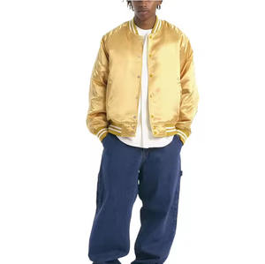 Prix de gros Meilleure vente Article Street Fashion Wear Low quantité minimale de commande Letterman Serviette Broderie Varsity Bomber Jacket - Product Image 3