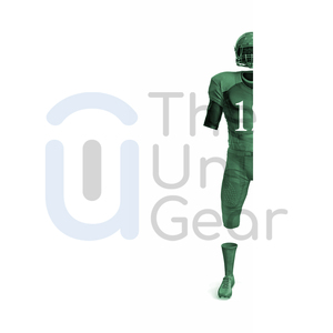 Maillots de football américain personnalisables, ensemble haut et pantalon respirants, vêtements de football américain à manches courtes grande taille - Product Image 2