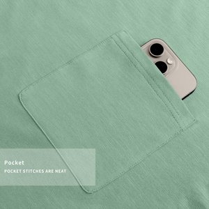 Camiseta de Lana Merino 100% para Hombre, Manga Corta, 170GSM, Capa Base de Lana para Hombre, Secado Rápido, Antiolor, para Viajes y Senderismo, Talla Estadounidense - Product Image 4