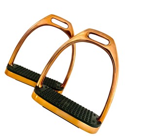 Étriers de cheval d'équitation de trail nouvel arrivage Étriers à base large absorbant les chocs Confort Grip Équestre Usine Fabricant OEM - Product Image 3