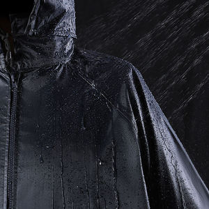 Custom Logo <b>Waterproof</b> Breathable Poncho <b>Set</b> Girls' Durable Raincoat with Eye-Catching Reflective Strip Nylon Material Travel - Product Image 2