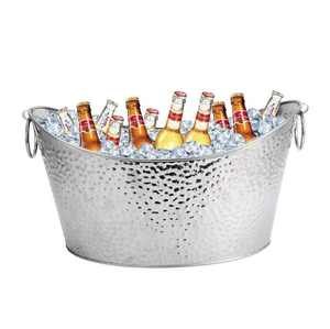 Heavy Premium Quality Stainless Steel Ice <b>Bucket</b> with Handle Classic Style 3L Capacity-Durable for Parties & Home Bar Use - Product Image 3