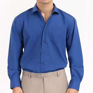 แขนยาวของผู้ชายผ้าโพลีเอสเตอร์หรือผ้าฝ้าย100% สีต่างกันงานตามสั่ง - Product Image 3