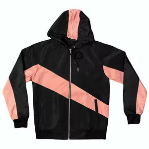 Ensemble de survêtement pour homme de haute qualité, personnalisé, d'hiver, écologique, grande taille, coupe-vent, avec fermeture éclair, doublure en maille réfléchissante - Product Image 6