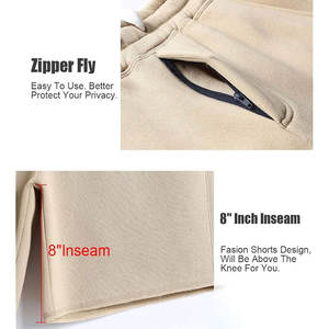 Shorts en molleton de haute qualité pour hommes Shorts en coton biologique Street Wear hommes pantalons de survêtement courts Shorts en éponge française avec logo personnalisé - Product Image 3