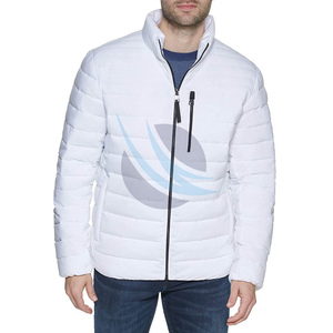 Chaqueta Acolchada Unisex, Informal, Abrigada para Invierno, Gruesa, con Cierre de Cremallera, Cuello Alto, Impermeable, Cortavientos, Hecha de Lona - Product Image 1