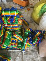 Corde de pêche tressée en PE coloré, polyvalente, torsadée, durable, en nylon, PP, polyester, polyéthylène, HDPE, emballée en bobine, anti-UV