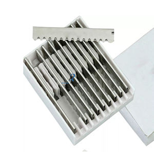 Rasoir de barbier professionnel en acier inoxydable poignée ergonomique outil de rasage droit personnalisable pour Salon de coiffure toilettage - Product Image 2