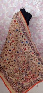 Embroidered Cotton <b>Dupatta</b> for Women Summer <b>Scarves</b> - Product Image 5