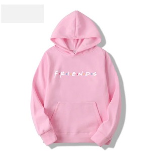 2024 New Autumn and Winter Women's Plus Size <b>Friends</b> <b>Hoodie</b> Sweatshirt Lined White <b>Friend</b> Shirt and Hat Hooded Sweatshirt - Product Image 6