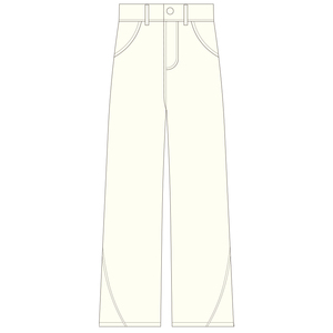 กางเกงยีนส์ขายาวสำหรับผู้หญิงคอลเลคชั่นใหม่คุณภาพสูงแห้งเร็วระบายอากาศได้ขากว้าง - Product Image 3