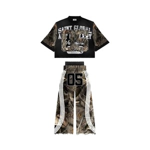 Survêtement à impression surdimensionnée avec strass, tissu chaud et haute densité pour le streetwear, unisexe - Product Image 3