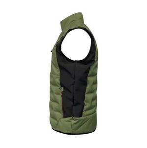 Nueva llegada de los hombres de alta calidad de estilo Casual Puffer chaleco hecho a medida bajo MOQ invierno Nylon Shell tejido de punto de lana Material Logo - Product Image 3