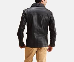 Chaqueta de Invierno para Hombre de Diseño Superior, Cuello Alto, Manga Larga, 100% Cuero de Alta Calidad, Personalizable, Precio Razonable, Impermeable - Product Image 3