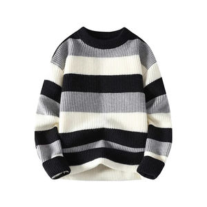 Gran oferta de suéteres de punto de algodón 100% para hombre, ropa informal transpirable para el invierno hecha en Pakistán con logotipo frontal - Product Image 4