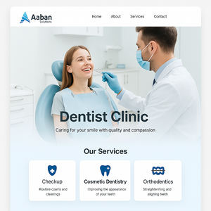 Clínica de dentistas Servicios de desarrollo de sitios web Agencia web calificada Ofreciendo presencia en línea asequible para prácticas dentales - Product Image 2