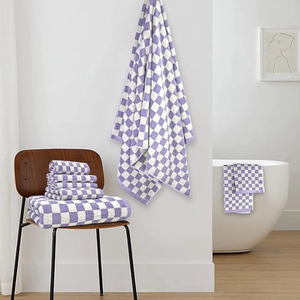 Ensemble de 6 serviettes de bain en coton éponge gris ultra douces Séchage rapide pour hôtels et spas Serviettes de bain personnalisées Vente en gros - Product Image 3