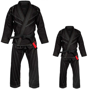 ODM Premium Quality New Arrival Pantalon d'arts martiaux en coton mélangé unisexe Genou renforcé pour l'entraînement de karaté/jiu jitsu - Product Image 6