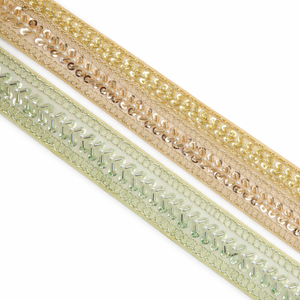 Vestidos de Novia de Lujo Ecológicos con Bordado Floral y Lentejuelas, Ribete de Encaje, Borde de Malla de Poliéster Personalizado, Alta Calidad al por Mayor - Product Image 1