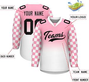 Camiseta de hockey sobre hielo personalizada directa de fábrica OEM impresión por sublimación de alta calidad transpirable que absorbe la humedad para hombres al por mayor - Product Image 3