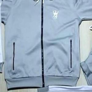 Chándales de algodón con estampado personalizado, Sudadera con capucha, chándales para hombre, chándal con cremallera de alta calidad, servicio OEM - Product Image 1