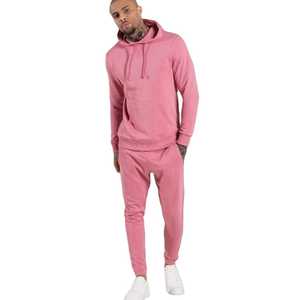 Survêtement pour homme en molleton 100% coton, coupe ample, extensible dans les quatre sens, respirant, confortable, grande taille, logo personnalisé - Product Image 5