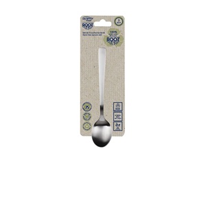 Set di 3 cucchiai in acciaio inossidabile riciclato, finitura opaca radice - Product Image 2