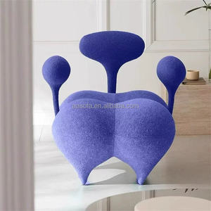 Fauteuil Wingback Green Magic Balloon - Fauteuil de salon confortable en tissu, design moderne et élégant pour la maison, le <span class=keywords><strong>bureau</strong></span>, la chambre, l'appartement - Product Image 5
