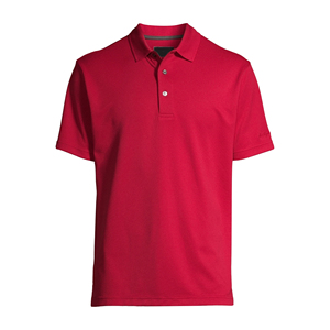 <b>Men's</b> Summer Stylish Casual Slim Fit for <b>Polo</b> T-<b>Shirts</b> Business <b>Red</b> Pique Cotton Short Sleeve Solid Color Streetwear - Product Image 1