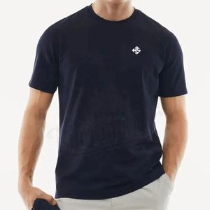 เสื้อยืดแขนสั้นผู้ชายผ้าฝ้าย 100% เสื้อระบายอากาศแห้งเร็ว O-คอชุดลําลองพร้อมการพิมพ์และโลโก้ที่กําหนดเอง - Product Image 1