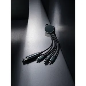 Cable de Tierra 6 en 1 de Aluminio Reciclado, Accesorios Sostenibles para la Gestión de Cables - Product Image 3