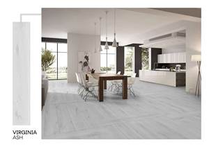 Azulejo de porcelana de suelo de cerámica de superficie mate clásico moderno de 200x1200mm diseño de aspecto de madera antideslizante para paredes interiores de Hotel - Product Image 2