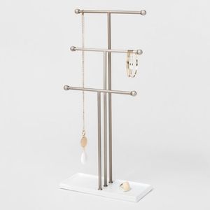 Soporte de joyería de alambre de acero inoxidable más vendido Soporte de metal de diseñador para colgar joyas en el precio de la sala de estar - Product Image 3