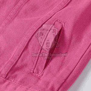 Veste en jean pour femme, sur mesure, boutonnée, respirante, légère, écologique, pour l'hiver, avec manches longues - Product Image 6