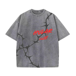 เสื้อยืดทรงหลวมมีสไตล์คุณภาพสูงเสื้อยืดผ้าฝ้าย100% ธรรมดาปรับแต่งได้ปักและพิมพ์ลายพลัสไซส์ - Product Image 4