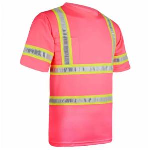 Camisetas de Seguridad de Manga Larga Baratas, Camisetas de Seguridad Reflectantes de Alta Visibilidad, Personaliza tu Logotipo, Camiseta de Trabajo para Hombre - Product Image 1