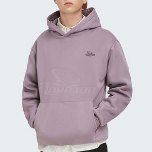 Hoodies de haute qualité 100% coton Polyester sweats à capuche surdimensionnés pour hommes bas quantité minimale de commande haut à la mode sweats à capuche surdimensionnés - Product Image 1