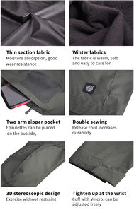 Conjuntos personalizados para hombre Chándal de nailon ligero Pantalones cortos cortavientos Hermoso estilo para el invierno 100% Algodón - Product Image 5