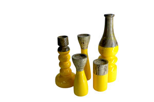 Long <b>Wooden</b> Taper <b>Lanterns</b> <b>Jars</b> Meena Coating Pillar <b>Candle</b> <b>Holders</b> for Christmas Occasions Elegant <b>Candle</b> Stand Centerpiece - Product Image 2