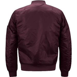 Chaqueta Bomber de Invierno Cortavientos para Hombre con Nuevo Diseño Personalizado, Precio al por Mayor, Chaqueta Bomber con Logotipo Frontal en Tela de Lona para Hombre - Product Image 5