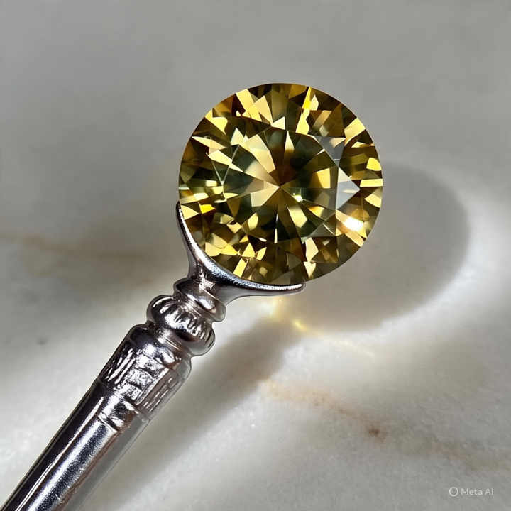 Best Quality 3 MM 1 Crt Pack Brilliant Cut Smart Yellow D Color VVS1 Diamond Ultimate Super Fine Loose Gemstone with Free Gift