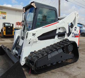 Cargadora Bob Rueda Cargadora Cat Rueda Maquinaria pequeña BobsT750cat T750 Mini Cargadoras antideslizantes usadas - Product Image 1