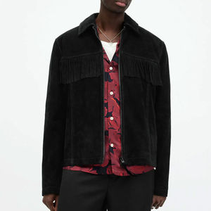 Veste en daim de haute qualité pour hommes pour la mode matériau véritable tailles personnalisées prix de gros veste en daim pour homme - Product Image 3