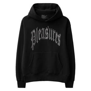 Offre Spéciale à capuche en strass pour hommes avec logo personnalisé et design respirant fermeture éclair Basics Sweats à capuche personnalisés en strass - Product Image 5