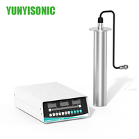 Transductor Ultrasónico Eléctrico Sumergible Cilíndrico, Barra de Acero Inoxidable a Prueba de Agua IP68, Sin Zona Muerta, para Uso Industrial