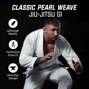 Kimono de Jiu-Jitsu Premium Personnalisé pour l'Entraînement et la Compétition en Arts Martiaux – Uniforme Durable en Tissage Perlé, Léger et Respirant - Product Image 4