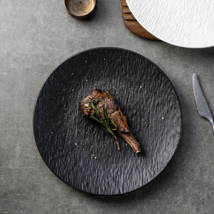 Vajilla de Porcelana Personalizada para <span class=keywords><strong>Restaurante</strong></span> Yayu, Plato de Queso de Cerámica Negra para <span class=keywords><strong>Tapas</strong></span>, Otros Artículos de Mesa Casuales - Product Image 2
