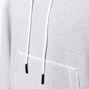 เสื้อฮู้ดผู้ชายสีทึบผ้าคอตตอนผสมลำลองฮิปฮอปสตรีทมีฮู้ดเสื้อสวมหัวแบบไม่ได้กำหนดไว้สำหรับผู้ชาย - Product Image 6