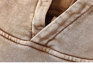 เสื้อสเวตเตอร์มีฮู้ดสำหรับผู้ชายผ้าคอตตอนเนื้อหนาสีน้ำตาลโอเวอร์ไซส์ออกแบบได้ตามต้องการมีคุณภาพ2024 - Product Image 2