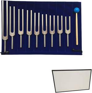 Juego de diapasones Solfeggio, Kit de curación de frecuencia de 9 piezas, reparación de ADN, equilibrio de Chakra, terapia de sonido, Manual, instrumentos médicos - Product Image 5